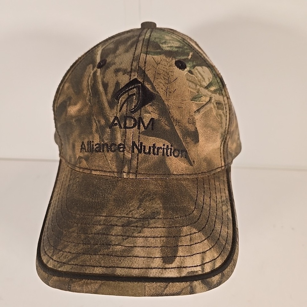 ADM Baseball Hat Cap‎ K-Products Archer Daniels Midland Camo Strapback